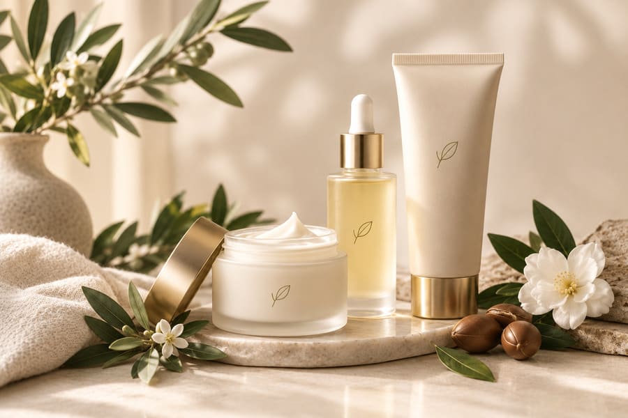 Cosmétiques bio de luxe